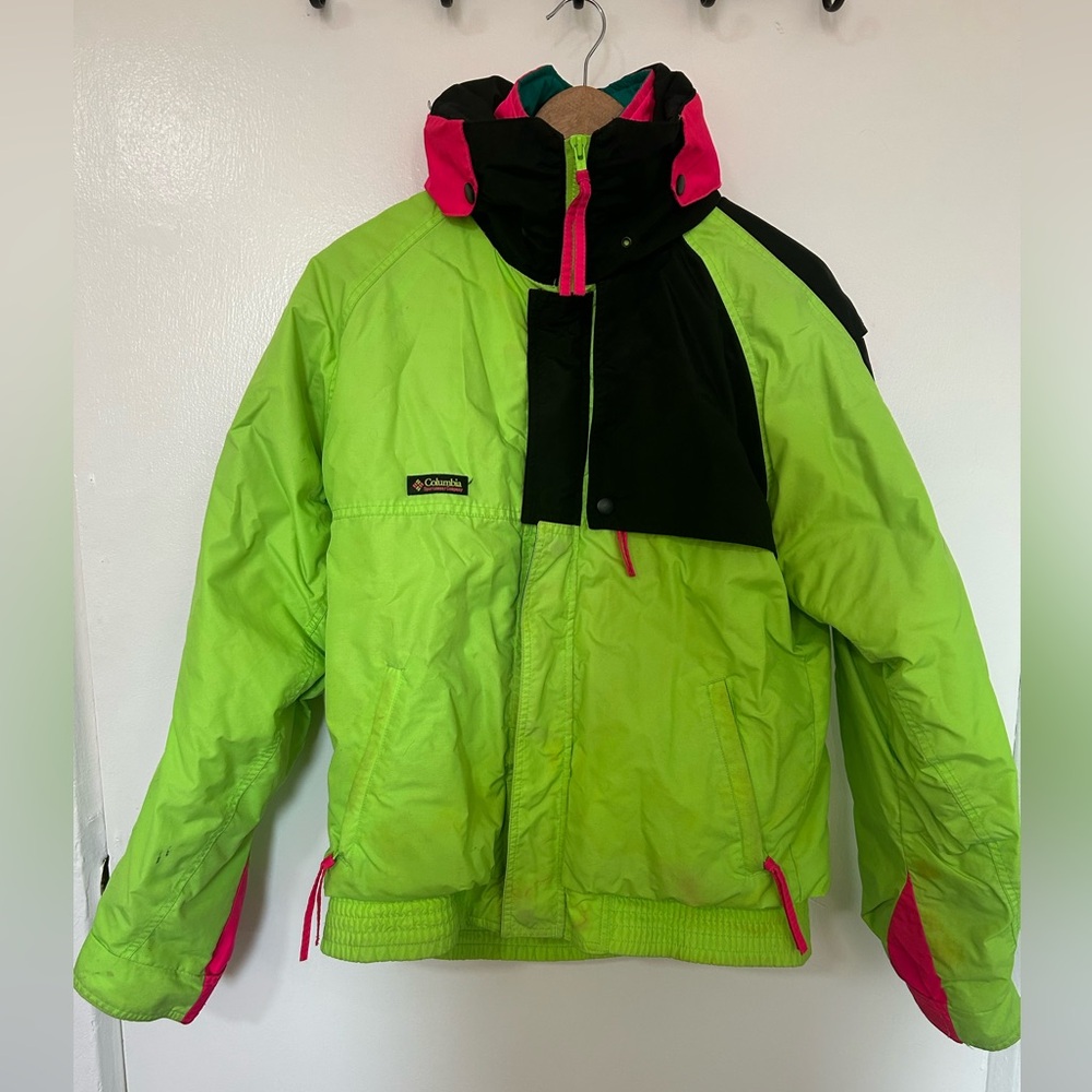 Vtg Columbia Criterion 3 in 1 Spring Ski board Jacket Radial Sleeve Retro Gaper